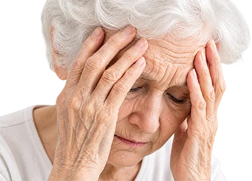 Kvinna med depression