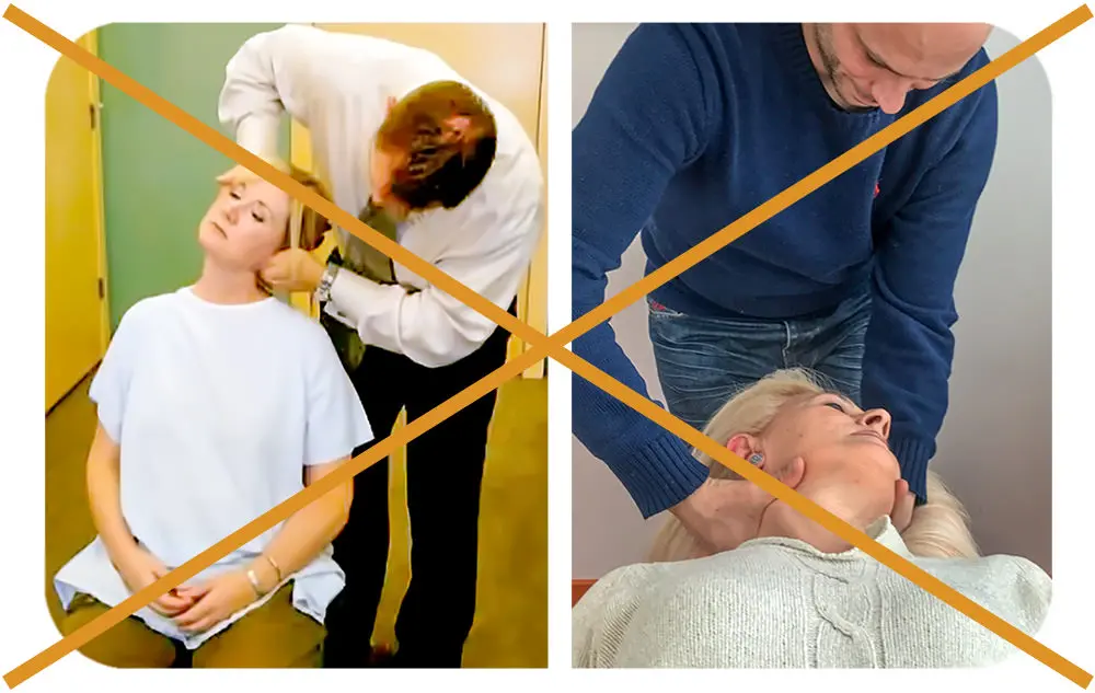 Undvik kiropraktiska nackmanipulationer